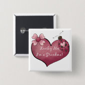 Ich bin ein Oma-Tshirts und Geschenke Button (Vorne & Hinten)