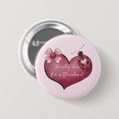 Ich bin ein Oma-Tshirts und Geschenke Button (Vorne & Hinten)