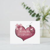 Ich bin ein Oma-Tshirts und Geschenke Postkarte (Stehend Vorderseite)