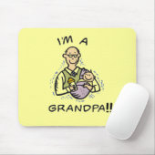Ich bin ein Opa-T-Shirt Mousepad (Mit Mouse)