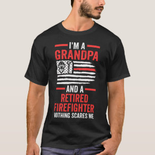 ICH BIN EIN Opa Und Ein Ausgeschiedener Feuerwehrm T-Shirt