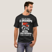 Ich bin ein Opa und ein pensionierter Feuerwehrsch T-Shirt (Vorne ganz)