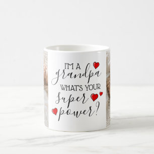 Ich bin ein Opa, was ist deine Superkraft? Kaffeetasse