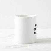 Ich bin ein optimistischer Pessimist! Kaffeetasse (Mittel)