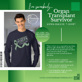 Ich bin ein Organtransplantatüberträger-T - Shirt