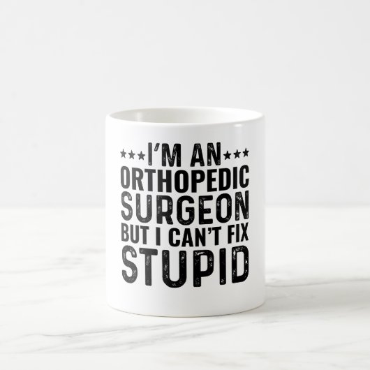 Ich bin ein Orthopädischer, aber ich kann keinen D Kaffeetasse (Mittel)