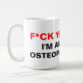 Ich bin ein Osteopath Kaffeetasse (Links)