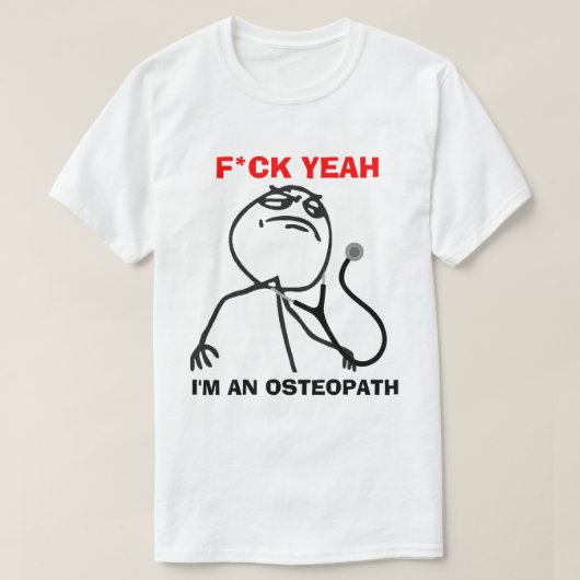 Ich bin ein Osteopath T-Shirt (Design vorne)