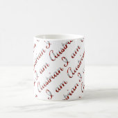 Ich bin ein österreichisches Landstypo-Muster Kaffeetasse (Mittel)