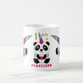 Ich bin ein Pandicorn - niedlicher PandaUnicorn Kaffeetasse (Mittel)