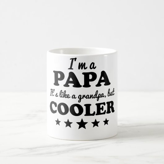 Ich bin ein Papa, den es wie ein Großvater aber Kaffeetasse (Mittel)