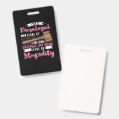 Ich bin ein Paralegal Ausweis (Vorder- & Rückseite)