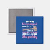 Ich bin ein Paralegal Magnet (Vorderseite/Rückseite)