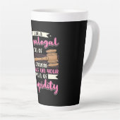 Ich bin ein Paralegal Milchtasse (Rechte Ecke)
