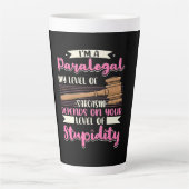 Ich bin ein Paralegal Milchtasse (Vorderseite)