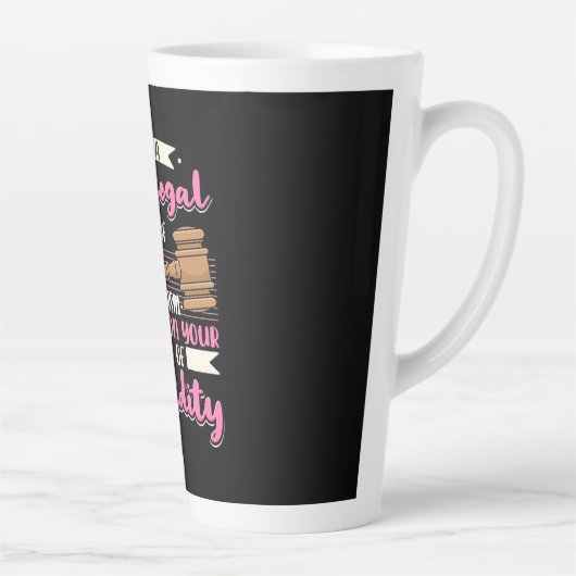 Ich bin ein Paralegal Milchtasse (Rechts)