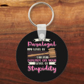 Ich bin ein Paralegal Schlüsselanhänger (Vorderseite)