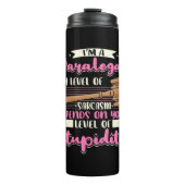 Ich bin ein Paralegal Thermosbecher (Vorderseite)