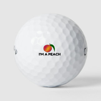 ICH BIN EIN PEACH GOLFBALL