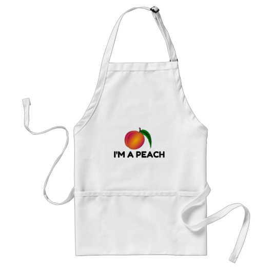 ICH BIN EIN PEACH SCHÜRZE (Vorne)