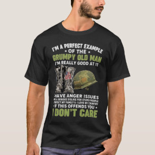 Ich bin ein perfektes Beispiel für den mürrisch al T-Shirt