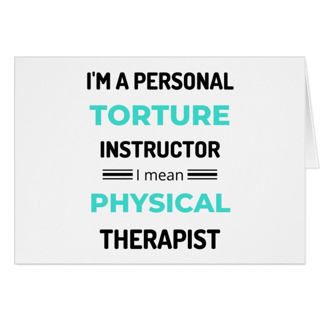 Ich bin ein Personal Torture Instructor, ich bin G (Vorderseite (Horizontal))