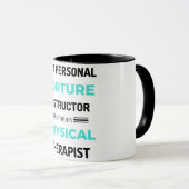 Ich bin ein Personal Torture Instructor, ich bin G Tasse (VorderseiteRechts)