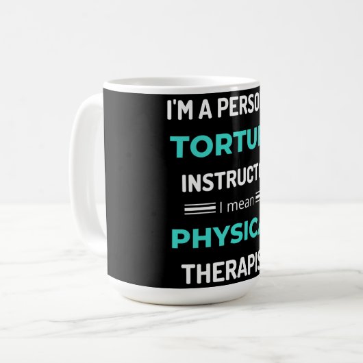 Ich bin ein Personal Torture Instructor, ich Gemei Kaffeetasse (Vorderseite Links)