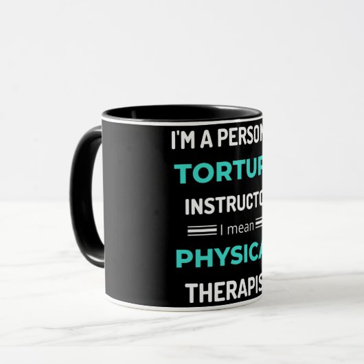 Ich bin ein Personal Torture Instructor, ich Gemei Tasse (Vorderseite Links)