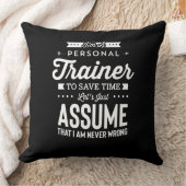 Ich bin ein Personal Trainer Lasse anzunehmen, das Kissen (Decke)