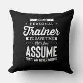 Ich bin ein Personal Trainer Lasse anzunehmen, das Kissen (Vorderseite)