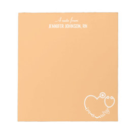 Ich bin ein Personalisierter Name Elegant des Kran Notizblock