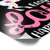 Ich bin ein Pferdemädchen, das leicht zu Liebe ist Fotodruck (Ecke)