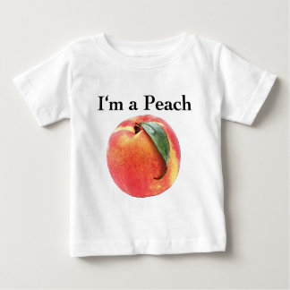 Ich bin ein Pfirsich Baby T-shirt