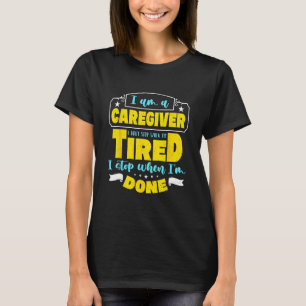Ich bin ein Pflegekraft Ich höre nicht auf Medizin T-Shirt
