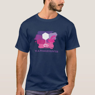 Ich bin ein Phagehunter Logo-T - Shirt (lila/Rosa)