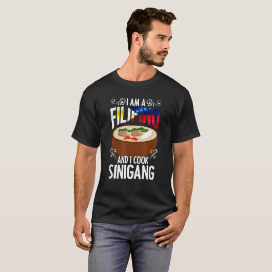 Ich bin ein philippinischer Sinigang Pinoy Suppe p T-Shirt (Vorne ganz)