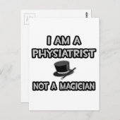 Ich bin ein Physiker ... Nicht ein Magier Postkarte (Vorne/Hinten)