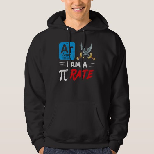 Ich bin ein Pi-Rate Pi-Day Match Hoodie (Vorderseite)