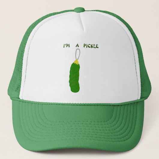ICH BIN EIN PICKLE-TRUCKER'S CAP TRUCKERKAPPE (Vorderseite)