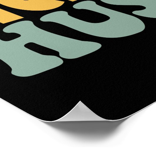 Ich bin ein Pickleball-Mann Poster (Ecke)