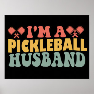 Ich bin ein Pickleball-Mann Poster