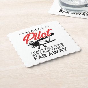 Ich bin ein Pilot, den ich nicht reparieren kann,  Untersetzer