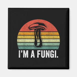 Ich bin ein Pilz-Shirt Lustige Pilze Spaß Kerl Wor Magnet