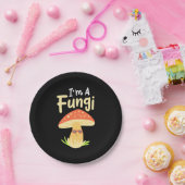 Ich bin ein Pilzschauer Pappteller (Party)