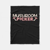 Ich bin ein Pilzsucher Fleecedecke (Vorderseite)