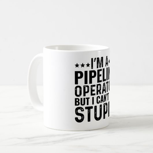 Ich bin ein Pipelineveranstalter, aber ich kann ke Kaffeetasse (Vorderseite Links)