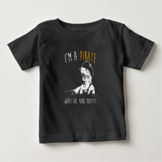 Ich bin ein Pirat Iguana Baby T-shirt