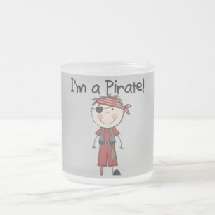 Ich bin ein Pirat - Jungen T-Shirts und Geschenke Mattglastasse