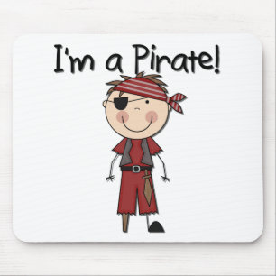 Ich bin ein Pirat - Jungen T-Shirts und Geschenke Mousepad